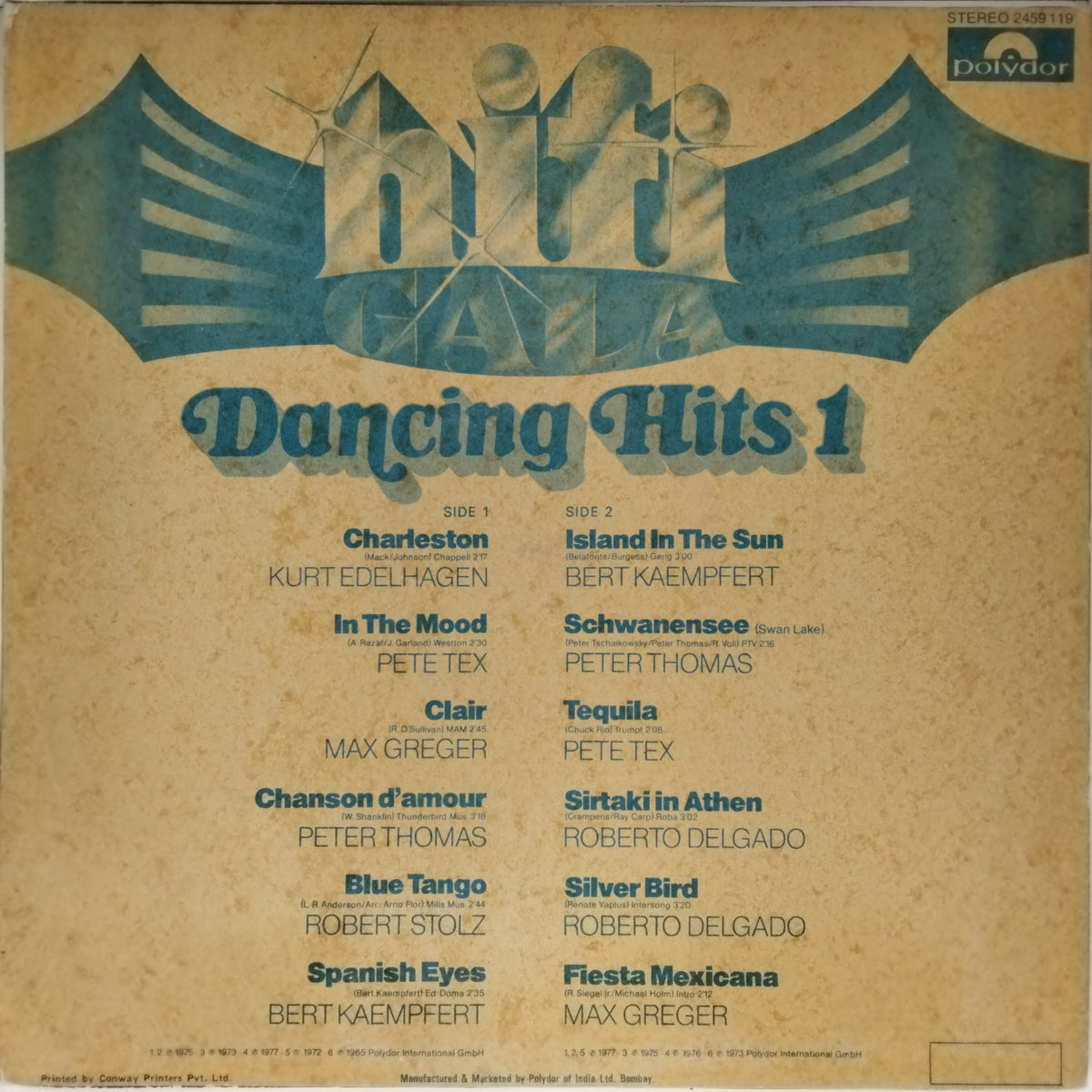 Various  - Hifi Gala Dancing Hits 1 (Vinyl)