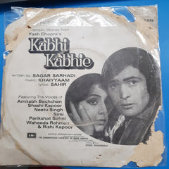 Khayyam - Kabhi Kabhie (45-RPM)