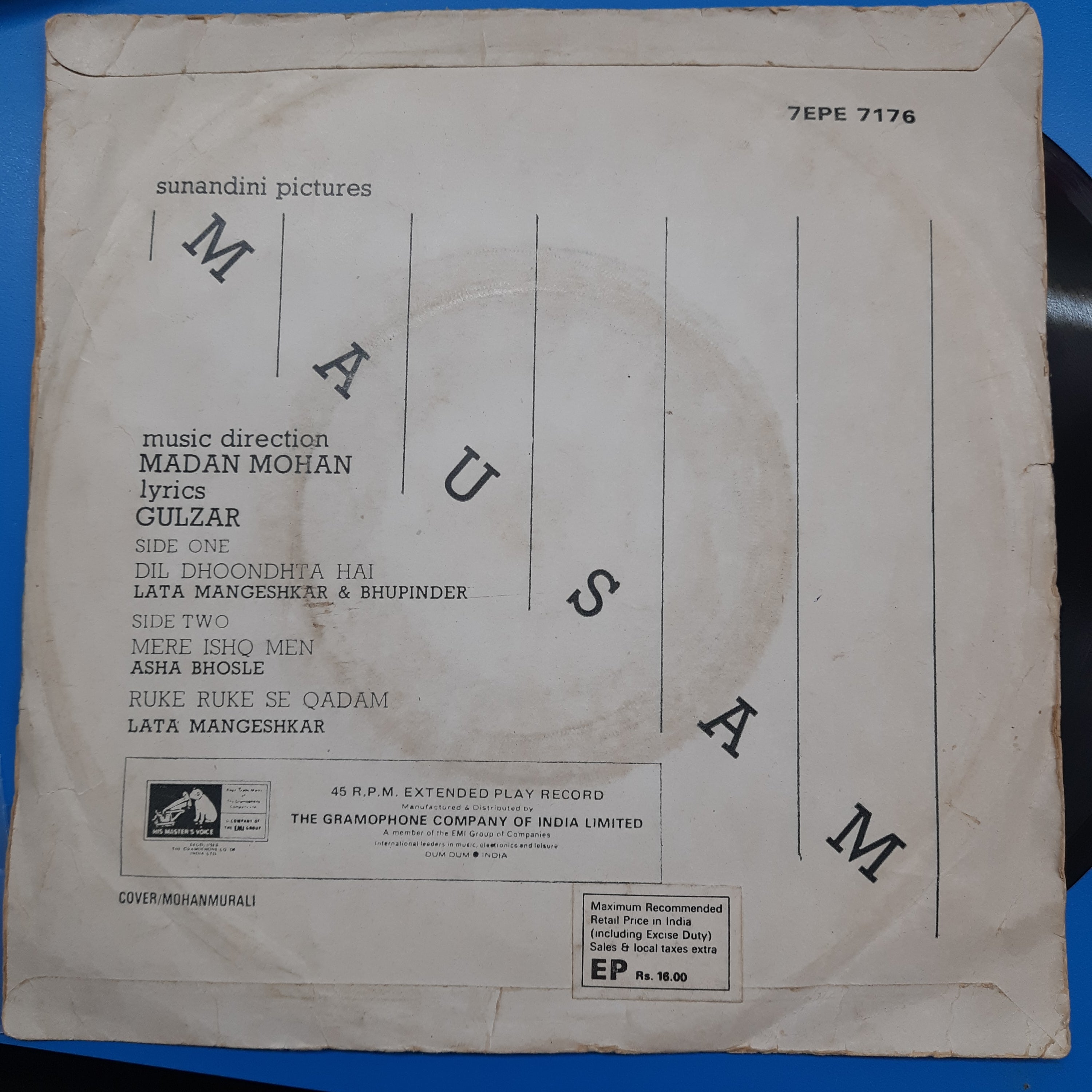 Madan Mohan - Mausam (45-RPM)