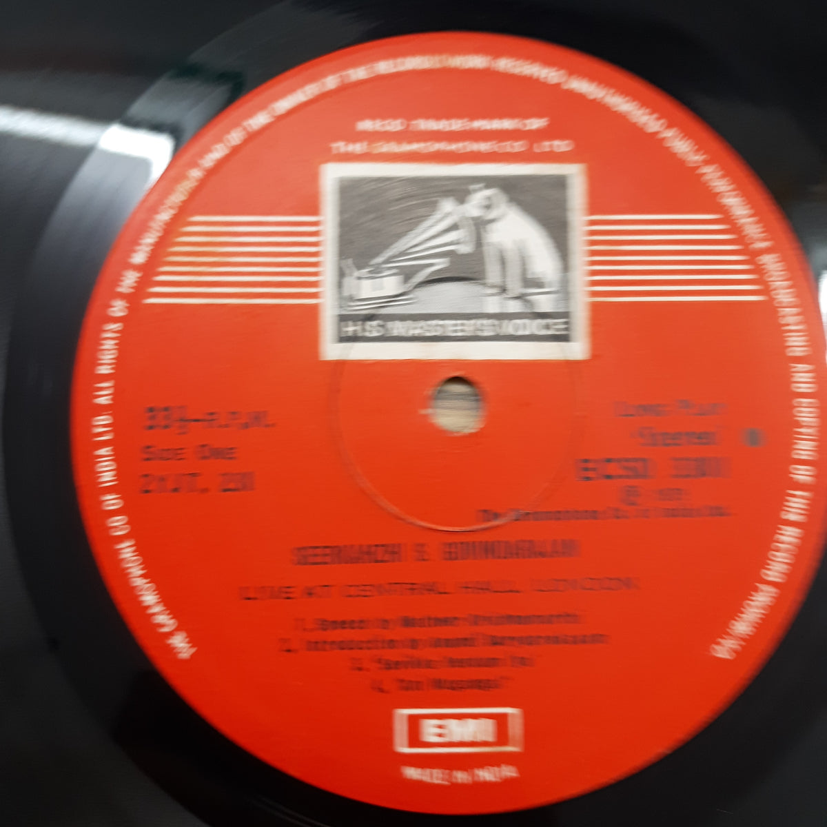 Seerkhazhi S. Govindarajan  - Live At Westninster Central Hall London  (Vinyl)