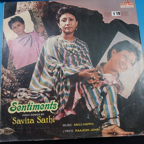 Anuj Kappu - Sentiments Hindi Song By Savita Sathi (Vinyl)