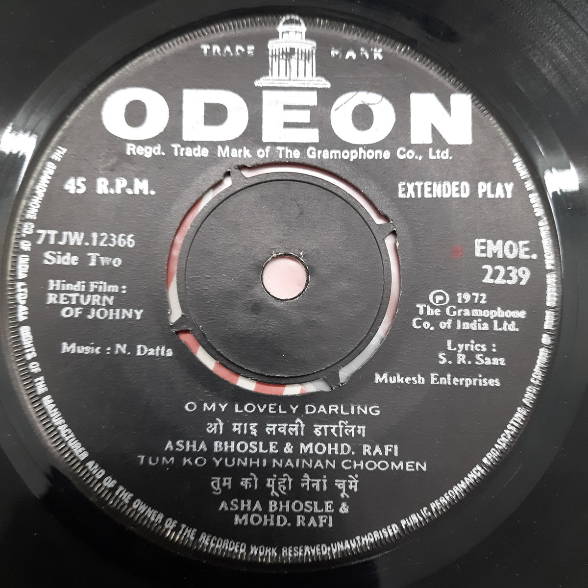 N. Dutta - Return Of Johny (45-RPM)