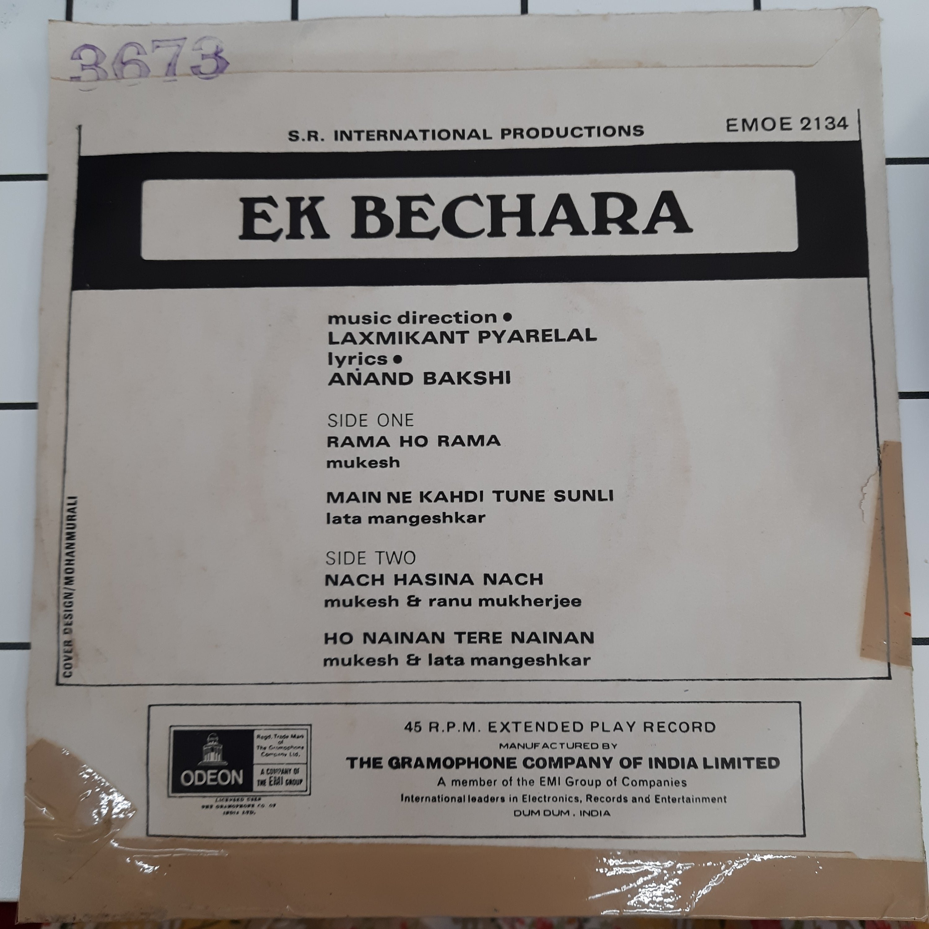 Laxmikant-Pyarelal - Ek Bechara (45-RPM)