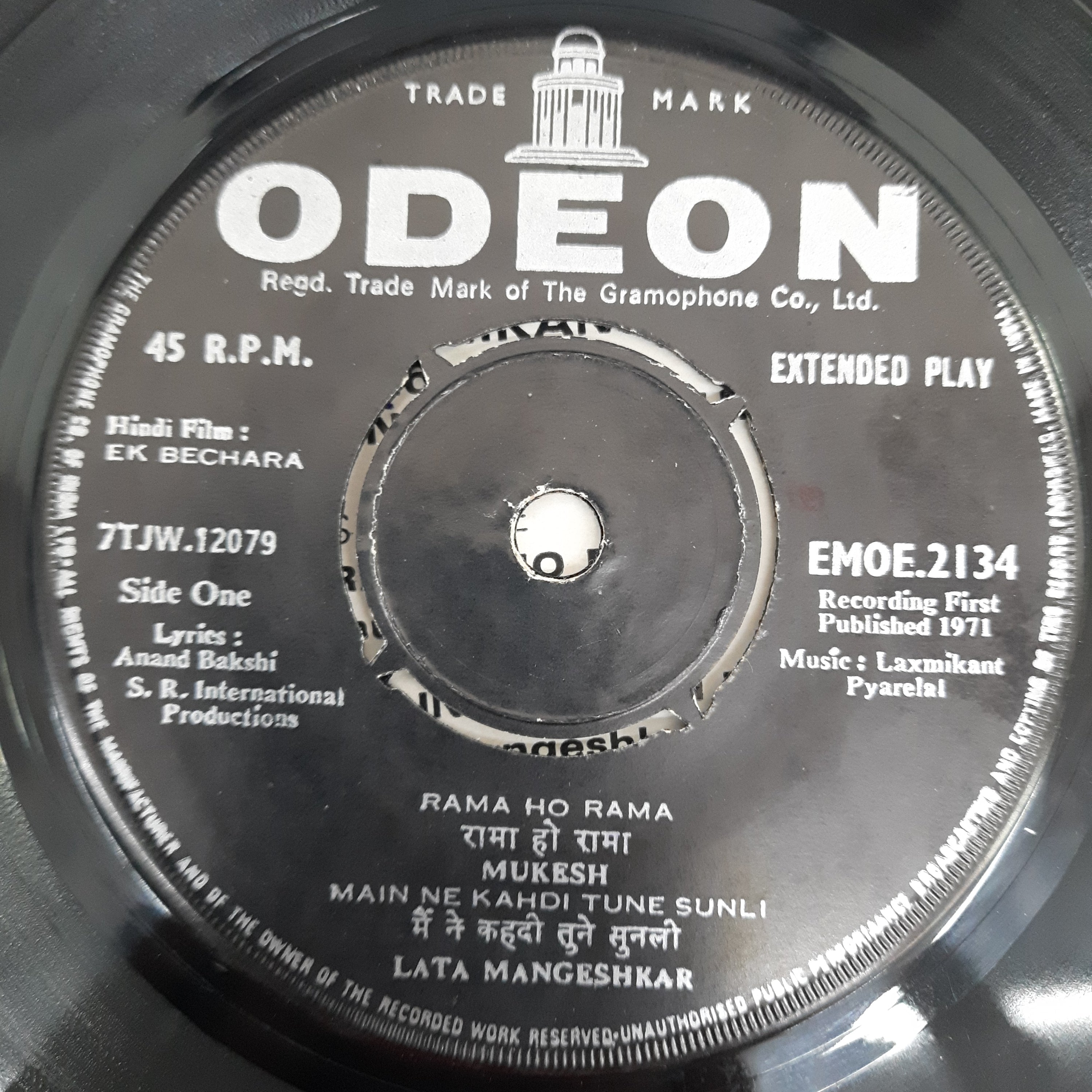 Laxmikant-Pyarelal - Ek Bechara (45-RPM)