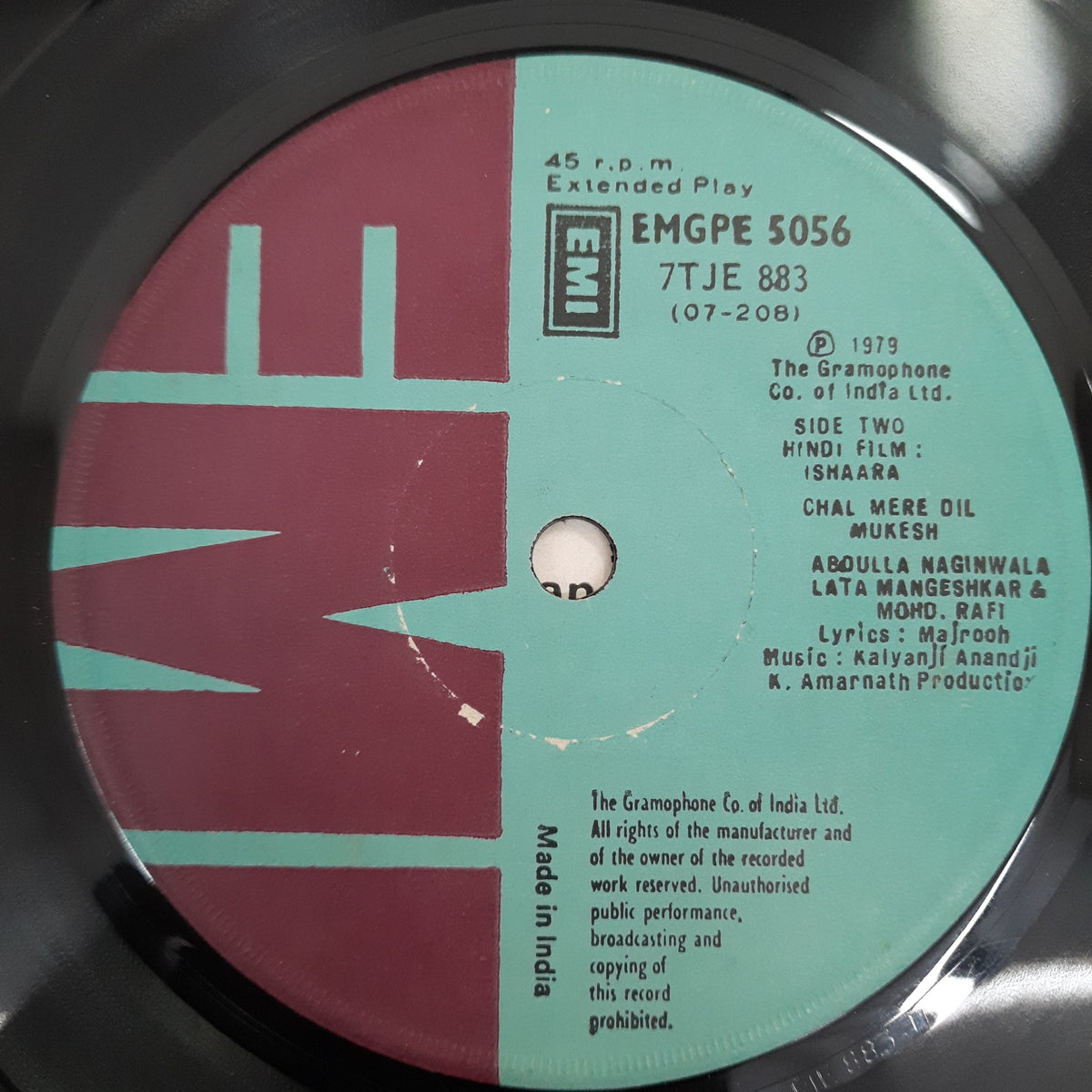 Kalyanji-Anandji - Ishaara  (45-RPM)