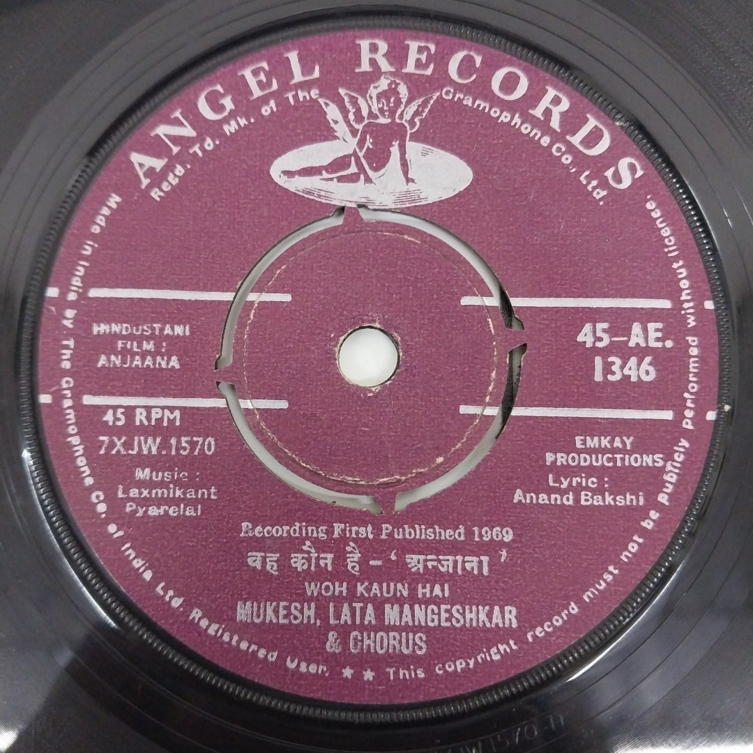 Laxmikant-Pyarelal - Anjaana  (45-RPM)