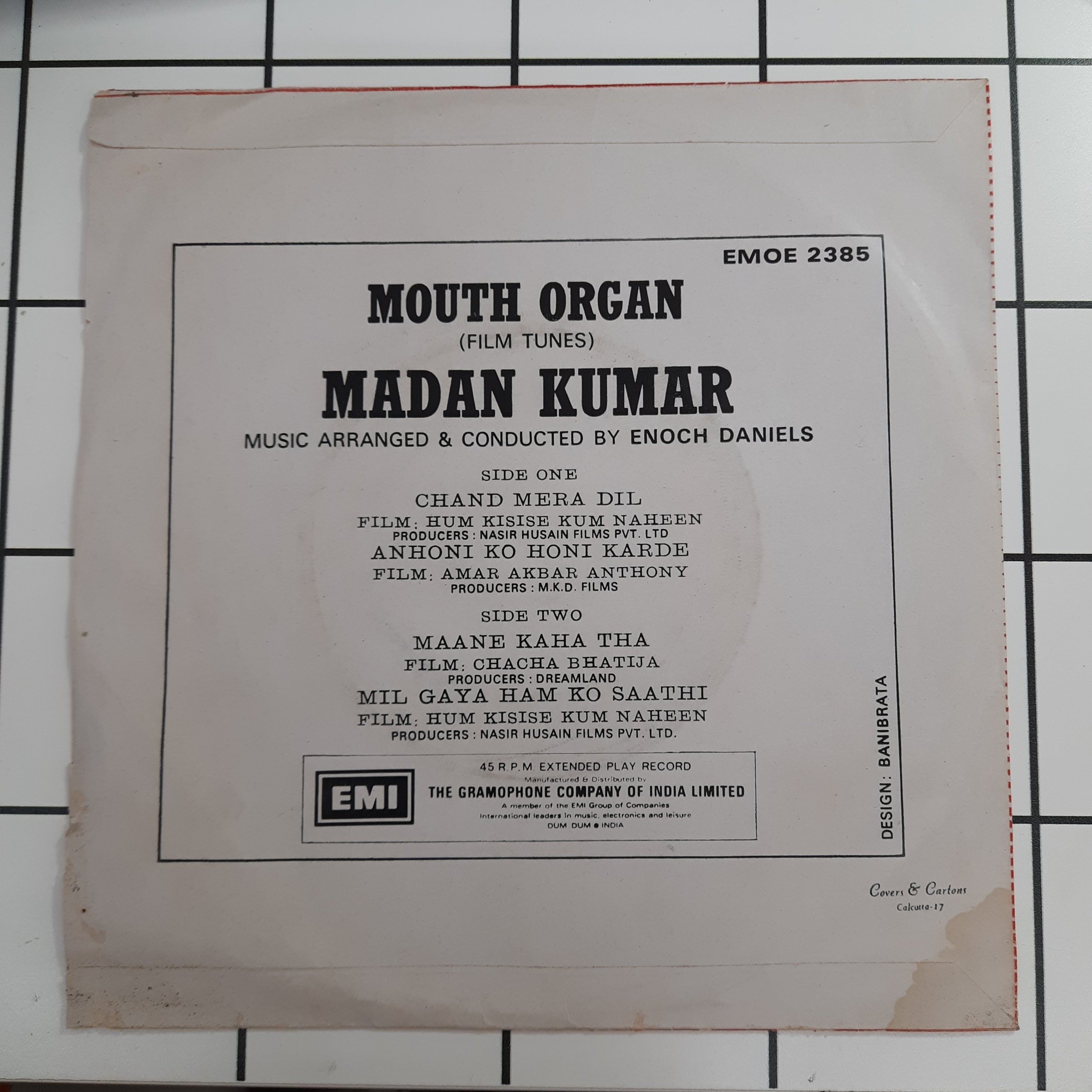 Madan Kumar - Mouth Organ (45-RPM)