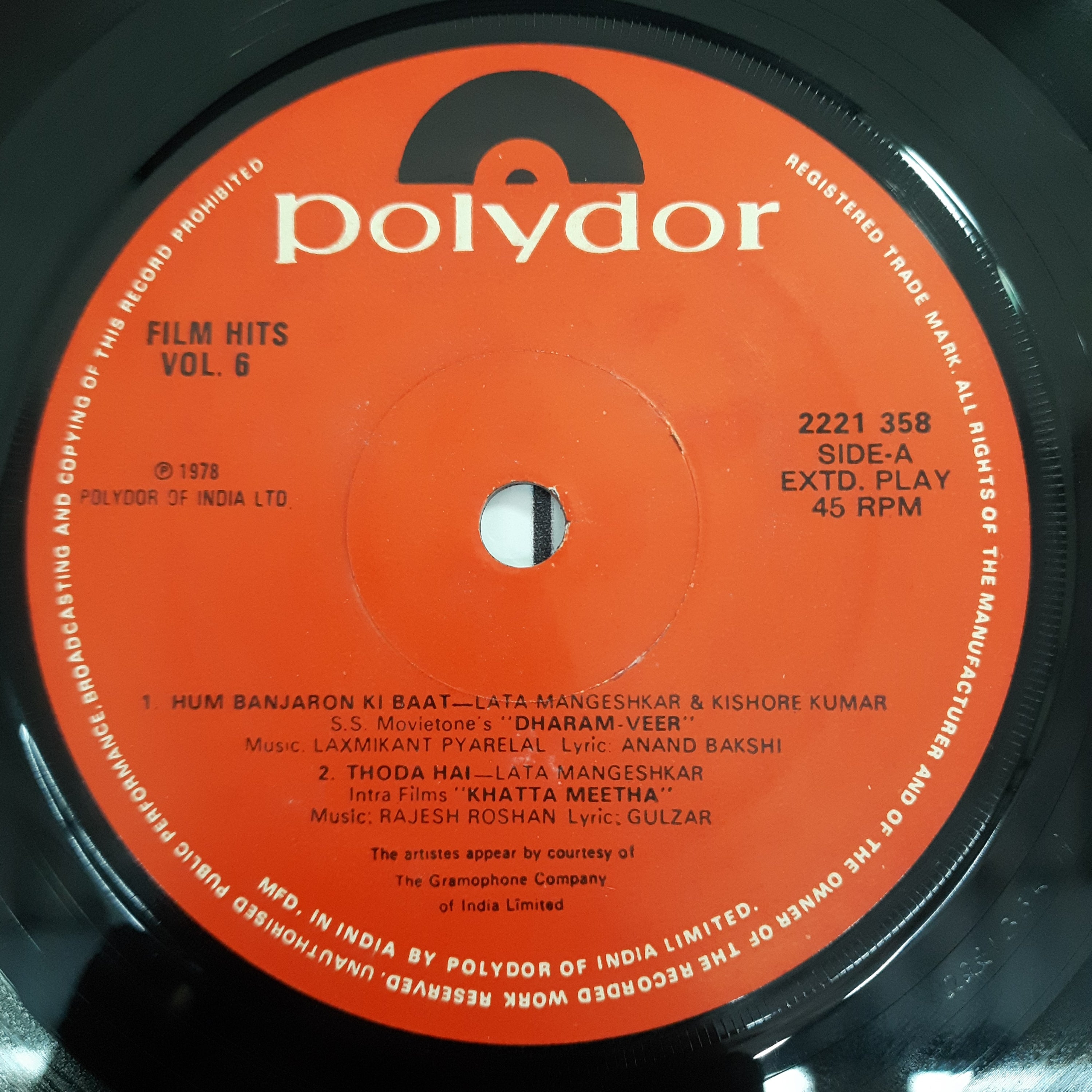Various - Film Hits Vol 6 (45-RPM)
