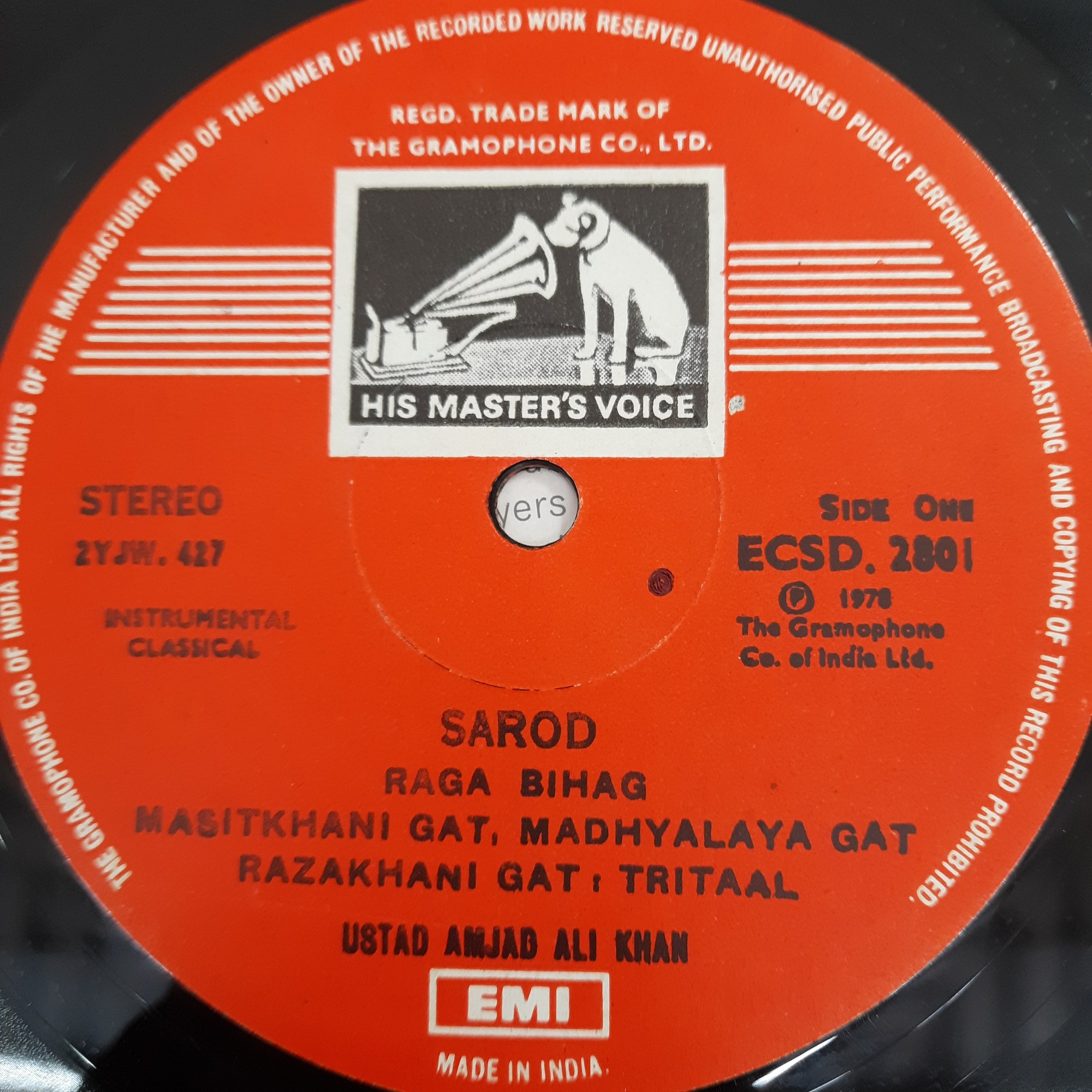 Amjad Ali Khan - Music Of Love (Vinyl)