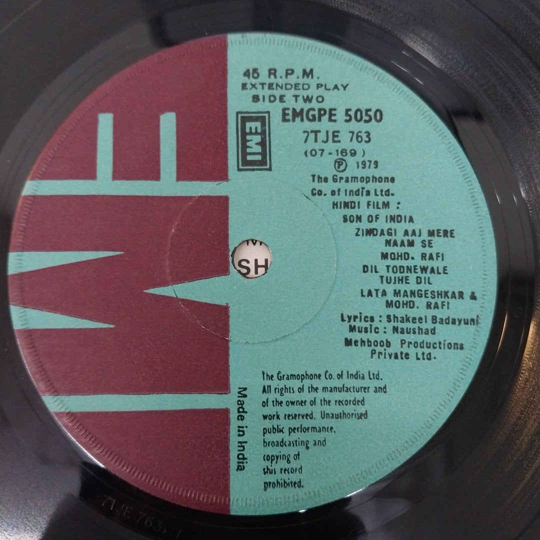Naushad - Son Of India (45-RPM)
