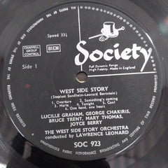 "West Side Story" 1963 London Cast, Orchestra Conducted By Lawrence Leonard With George Chakiris, Bruce Trent, Lucille Graham - West Side Story (Vinyl)