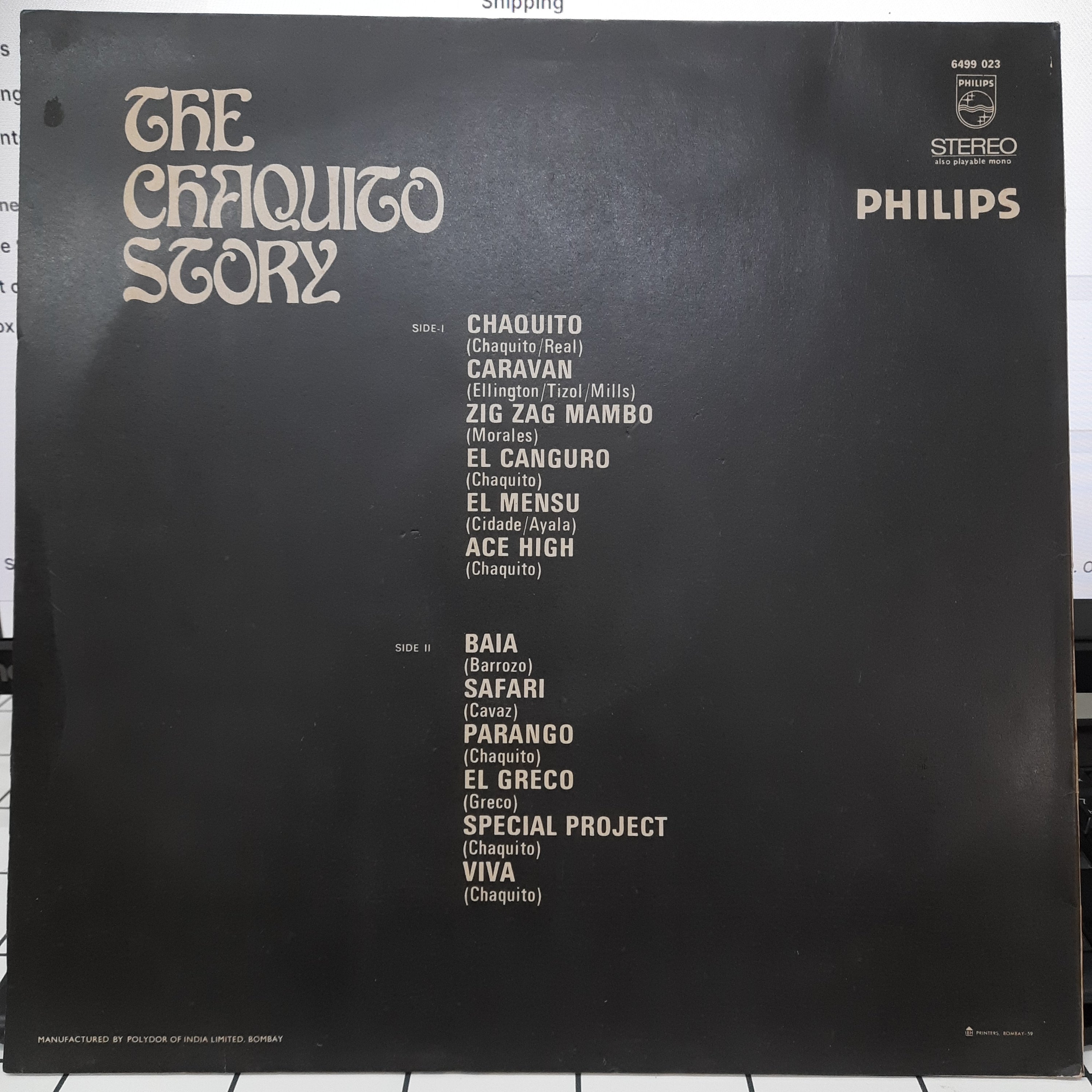 Chaquito - The Chaquito Story (Vinyl)
