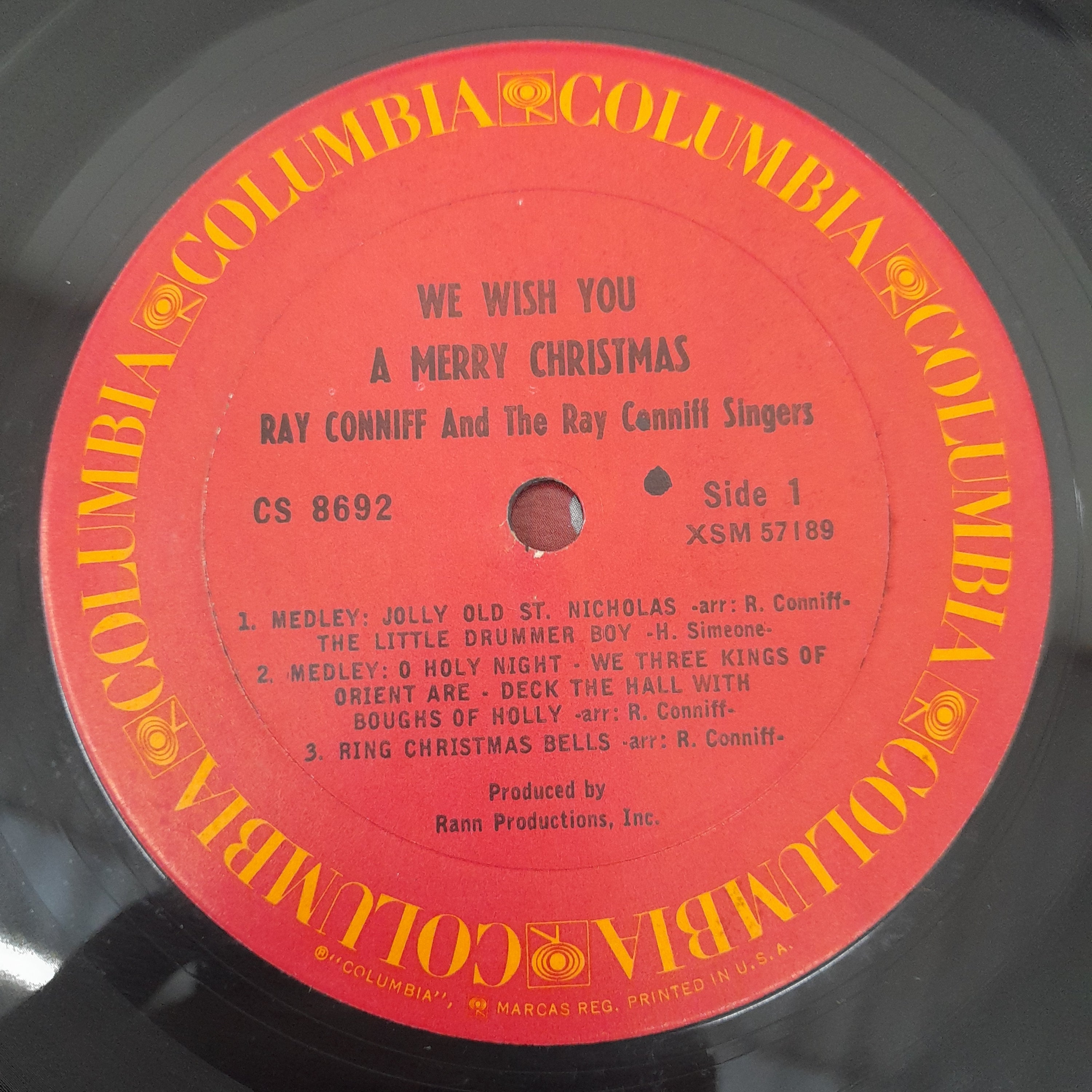 Ray Conniff And The Singers - We Wish You A Merry Christmas (Vinyl)