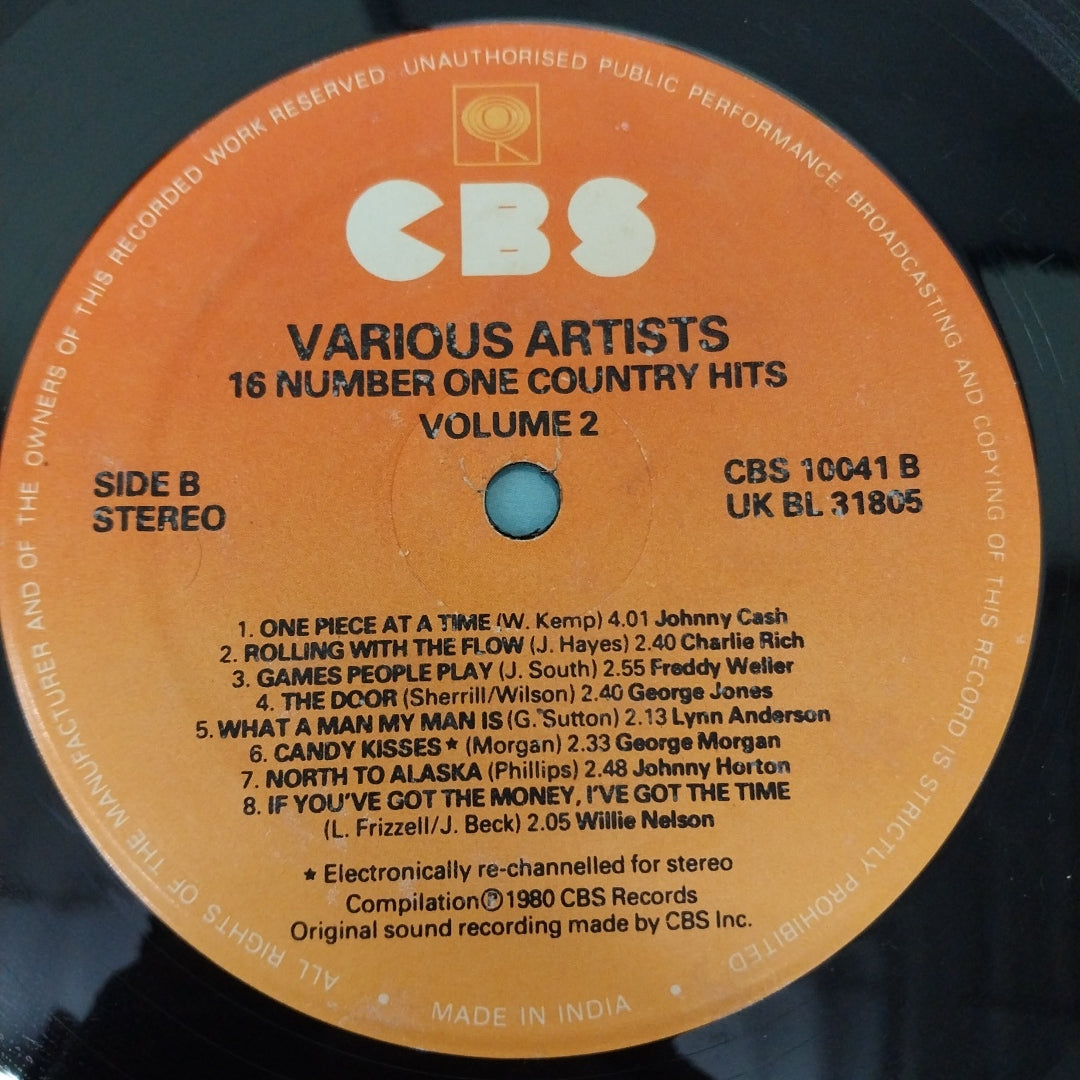 Various - 16 number one country hits (Vinyl)