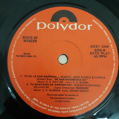 Mukesh - Duets Of Mukesh (45-RPM)