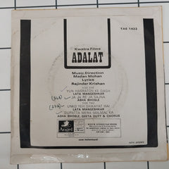 Madan Mohan - Adalat (45-RPM)