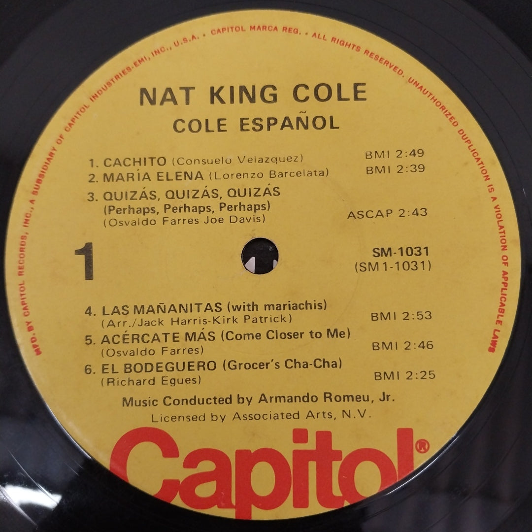 Nat King Cole - Cole Español (Vinyl)