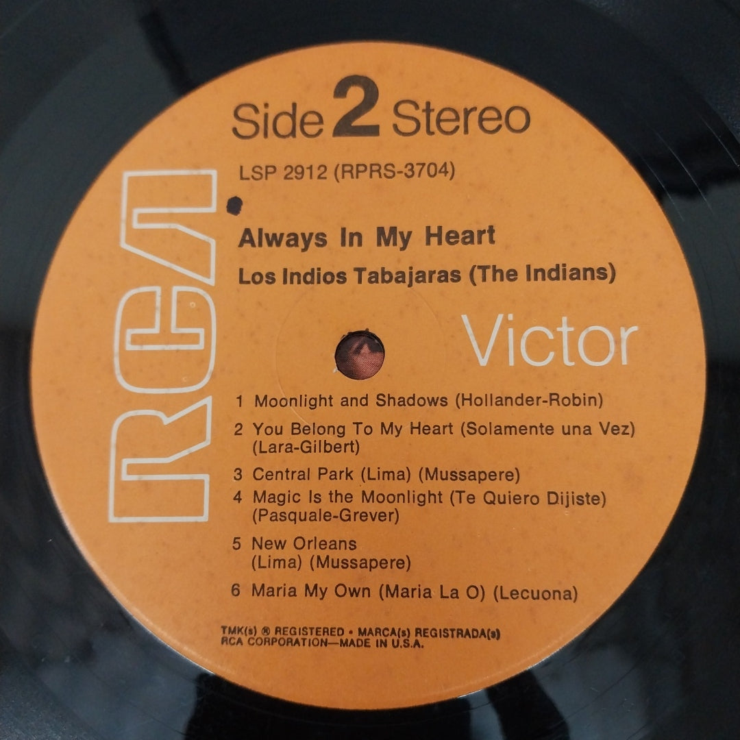 Los Indios Tabajaras - Always In My Heart (Vinyl)