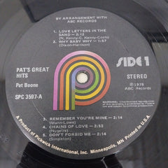 Pat Boone - Pat's Great Hits (Vinyl)