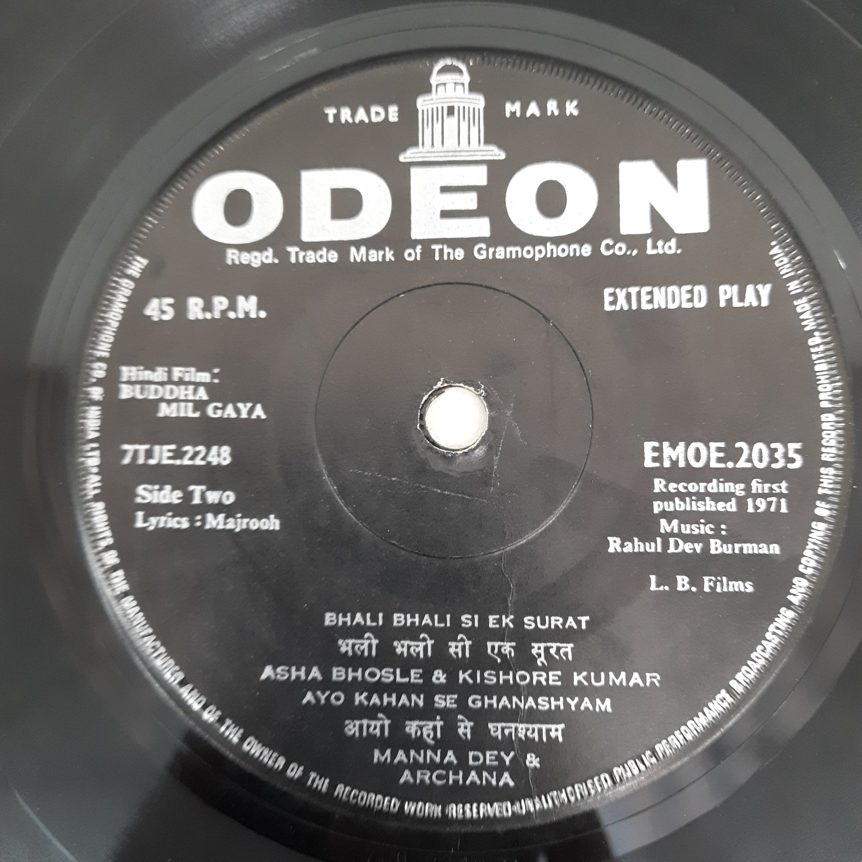 R.D.Burman - Buddha Mil Gaya  (45-RPM)