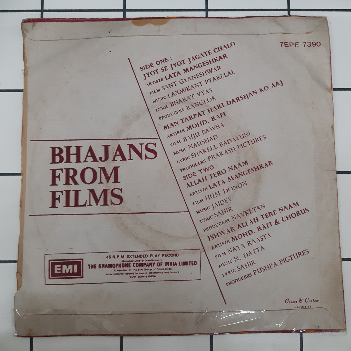 Various - Bhajans From Films (45-RPM)