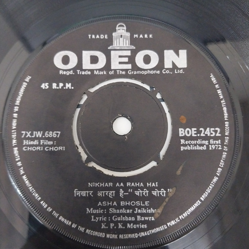 Shankar Jaikishan - Chori Chori (45-RPM)