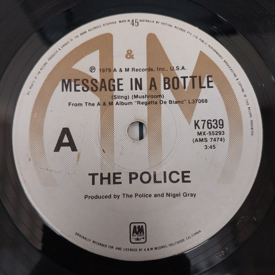 Police, The - Message In A Bottle (45-RPM)