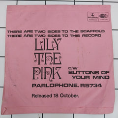 The Scaffold* - Lily The Pink (45-RPM)