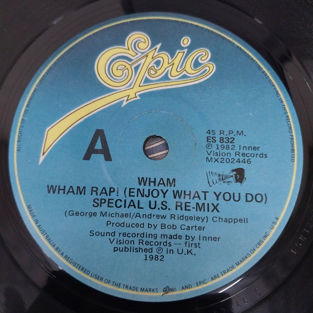 Wham! - Wham Rap! (Enjoy What You Do) (45-RPM)