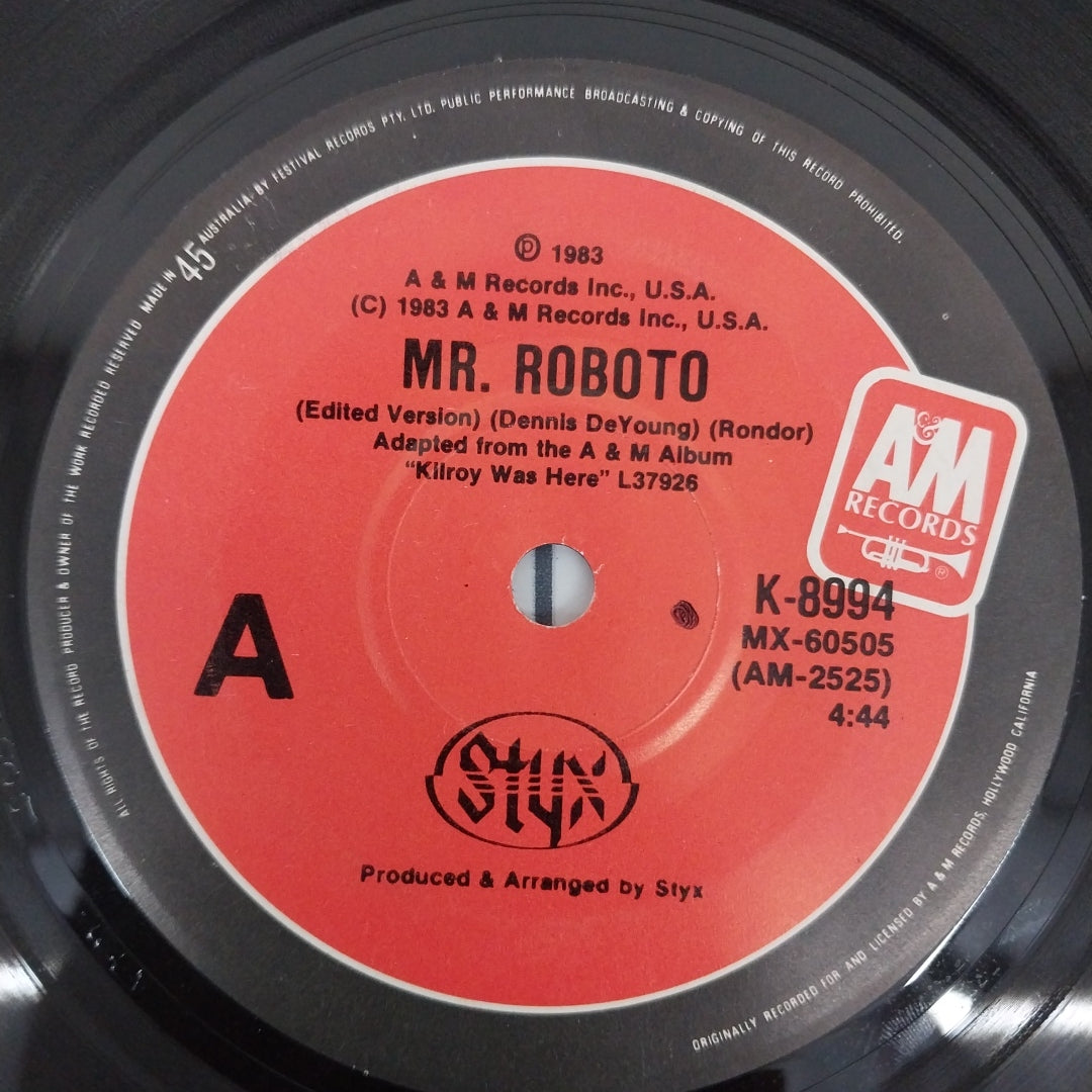 Styx - Mr. Roboto (45-RPM)