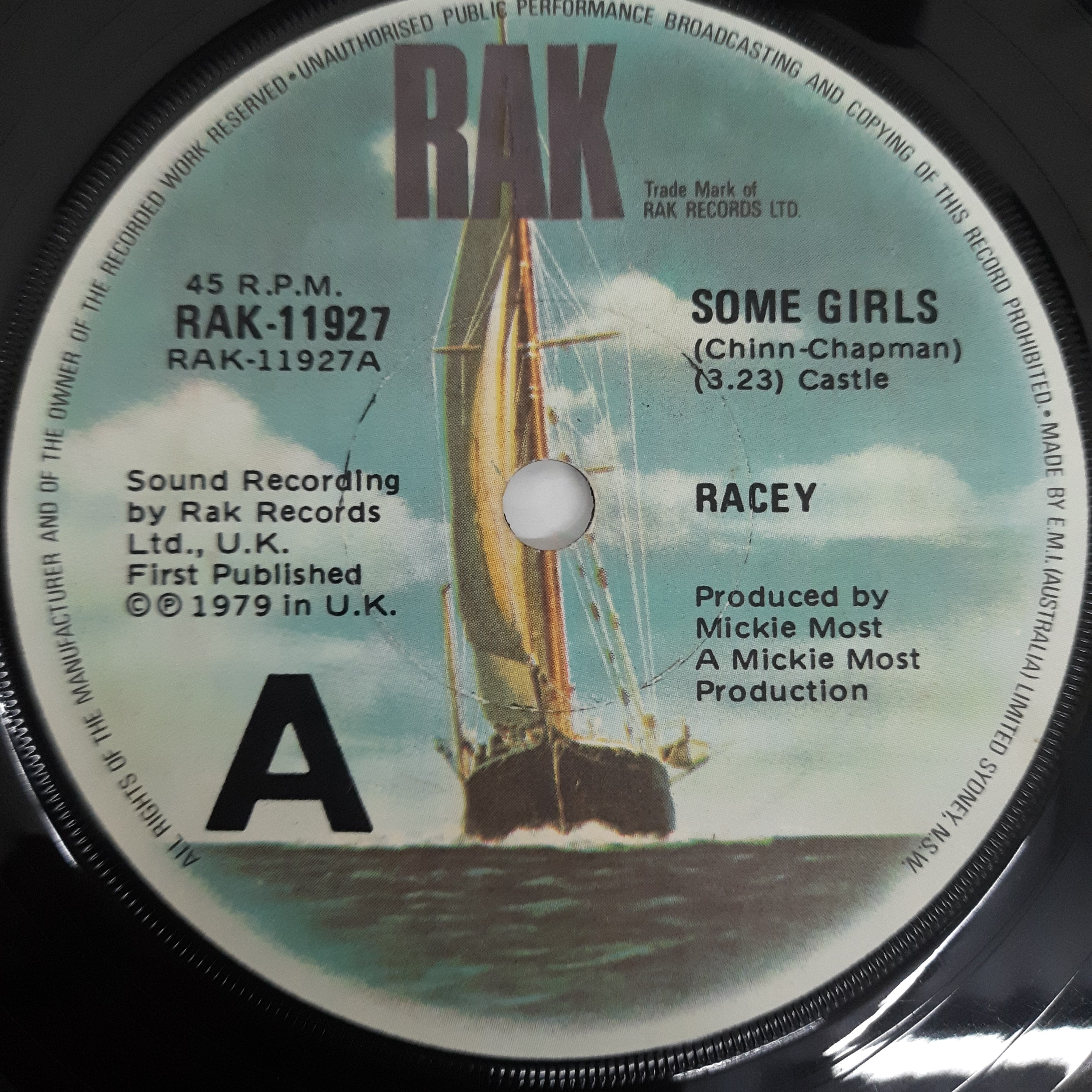 Racey - Some Girls (45-RPM)