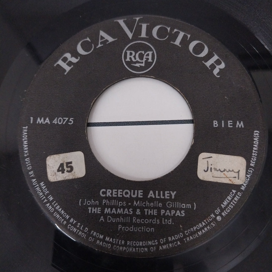 Mamas & The Papas, The - Creeque Alley / Did You Ever Want To Cry (45-RPM)