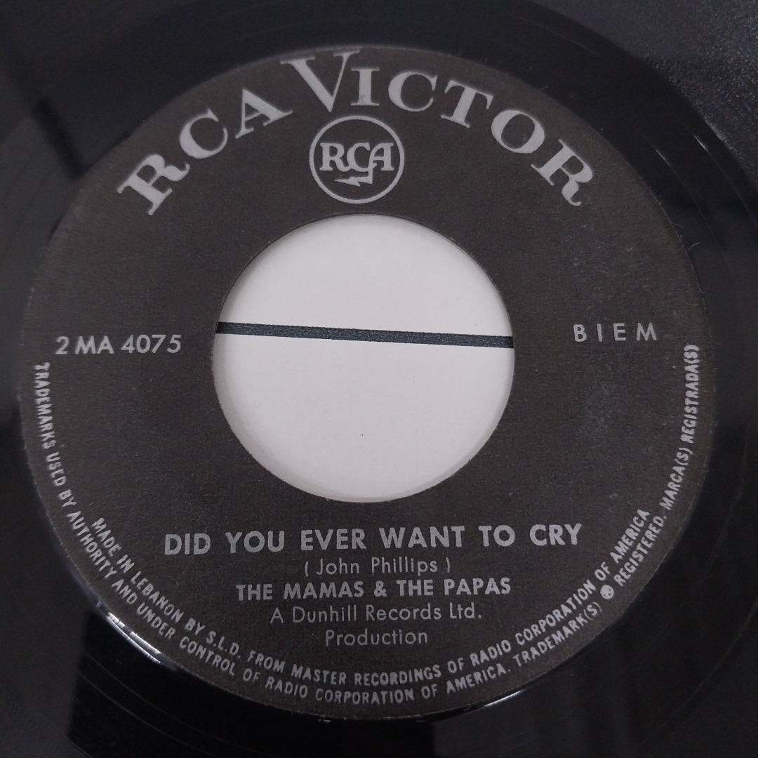 Mamas & The Papas, The - Creeque Alley / Did You Ever Want To Cry (45-RPM)