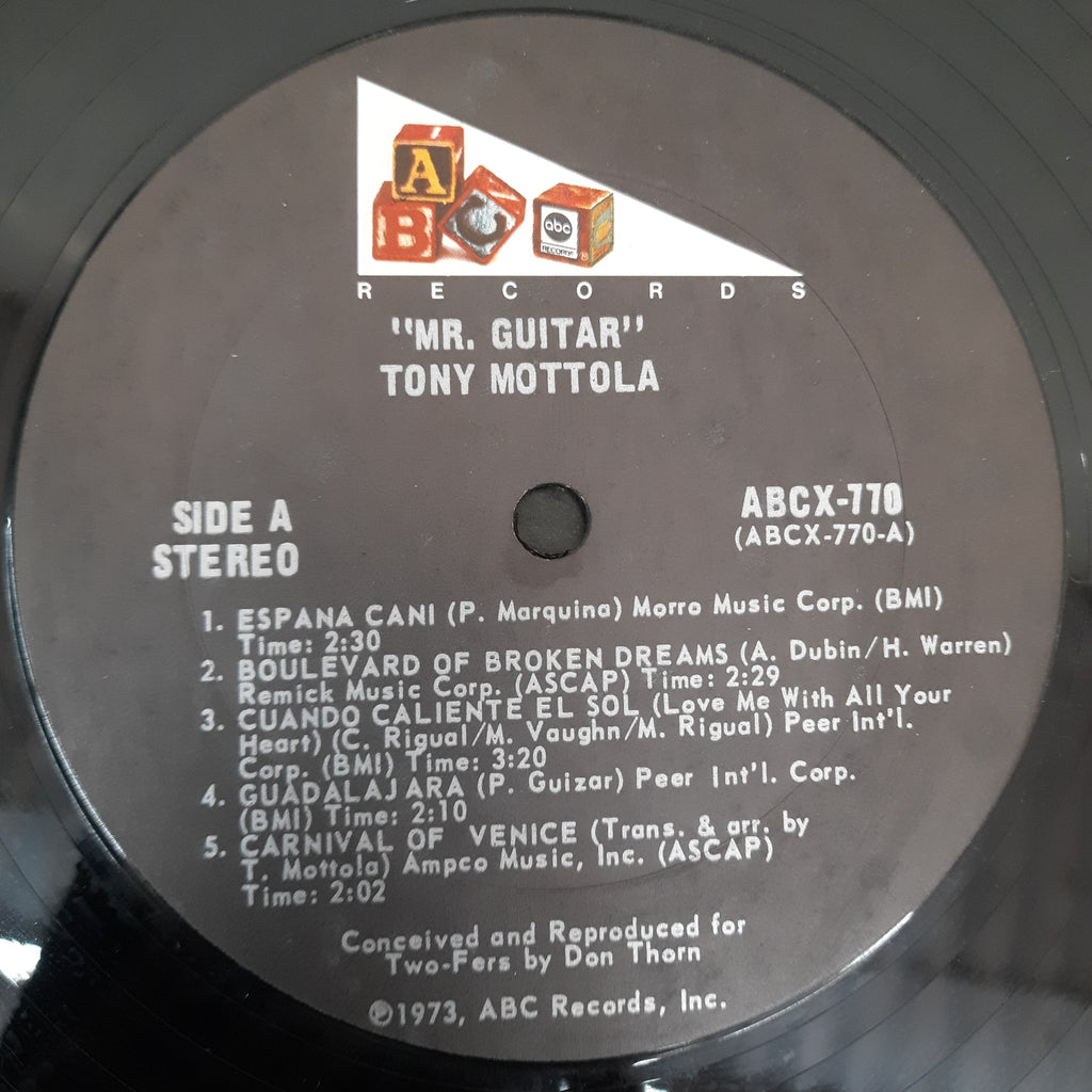 Tony Mottola - Mr. Guitar (Vinyl) (2 LP)