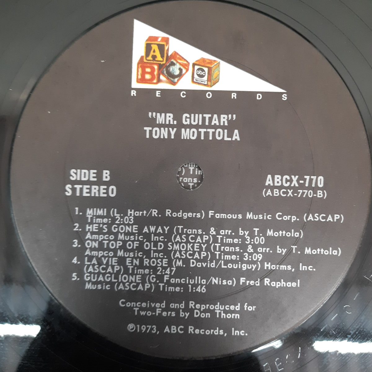 Tony Mottola - Mr. Guitar (Vinyl) (2 LP)
