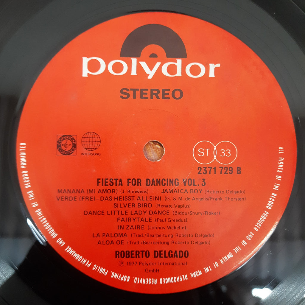 Roberto Delgado - Fiesta For Dancing Vol. 3  (Vinyl)