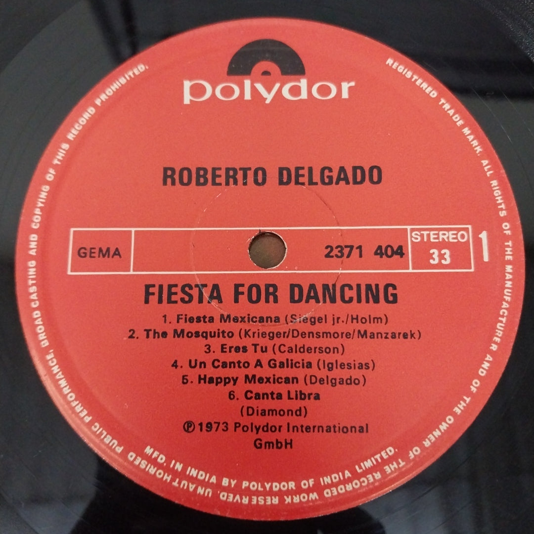 Roberto Delgado - Fiesta For Dancing - 12 Aktuelle Hits Zum Tanzen Und Träumen (Vinyl)