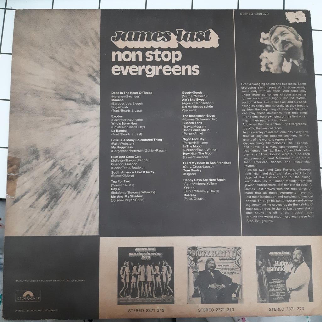 James Last - Non Stop Evergreens (Vinyl)