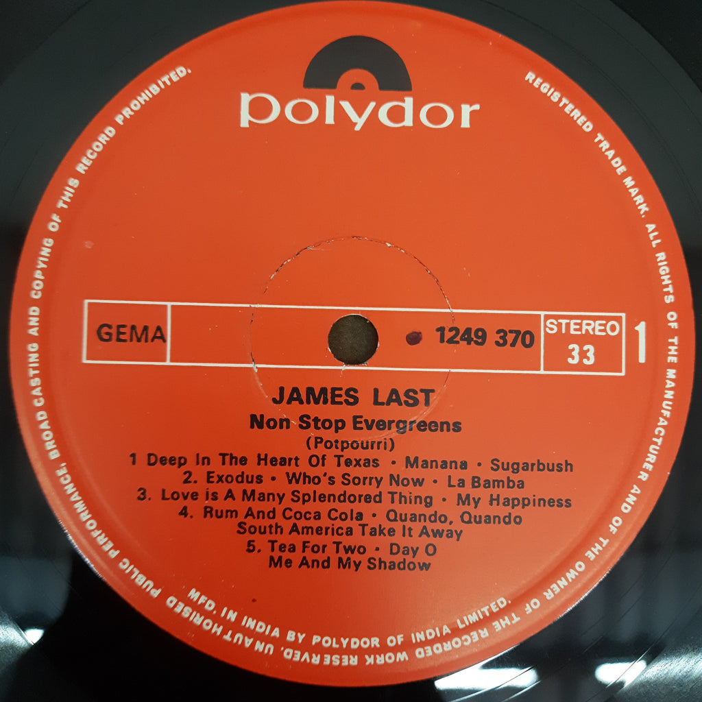 James Last - Non Stop Evergreens (Vinyl)