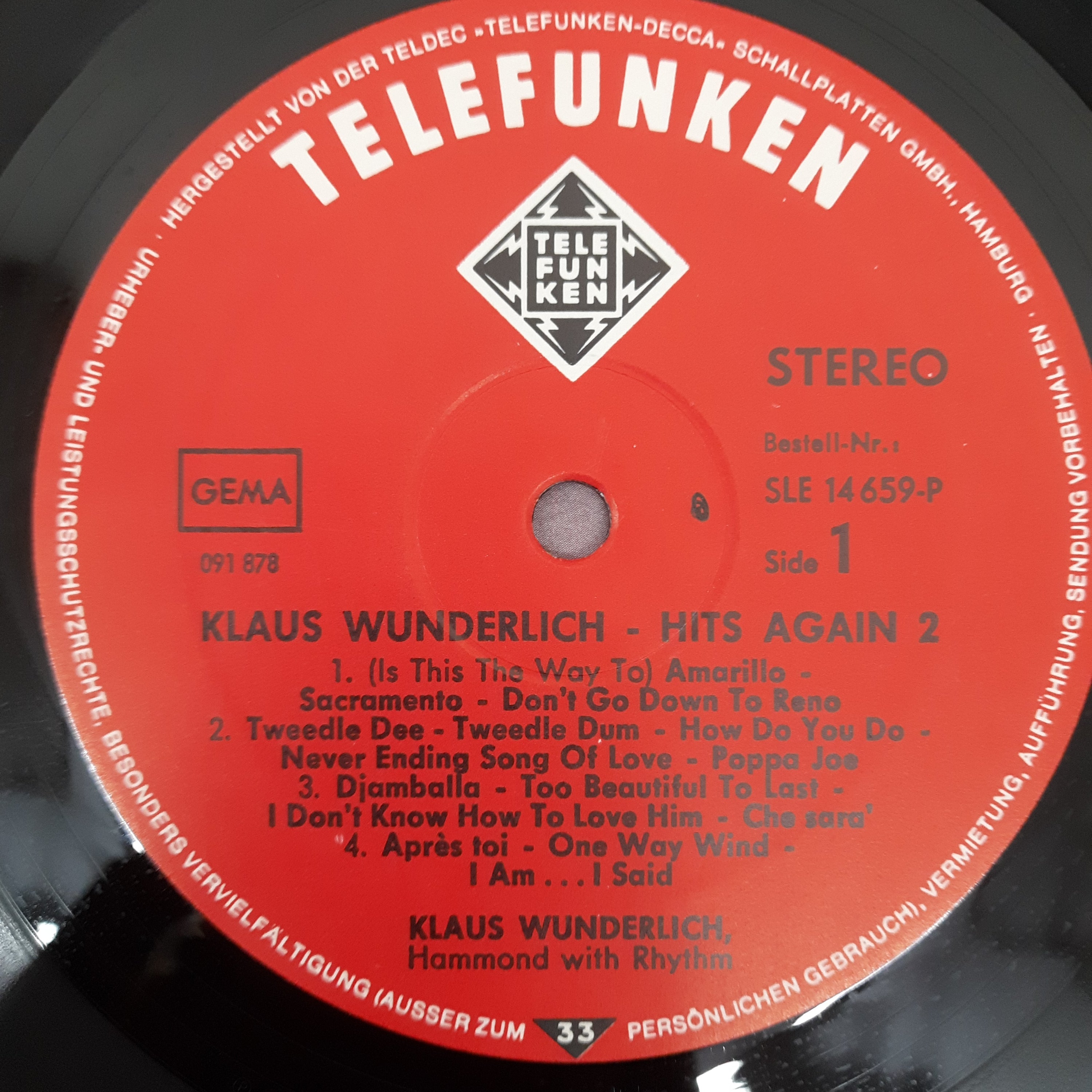 Klaus Wunderlich - Hits Again 2 (Vinyl)