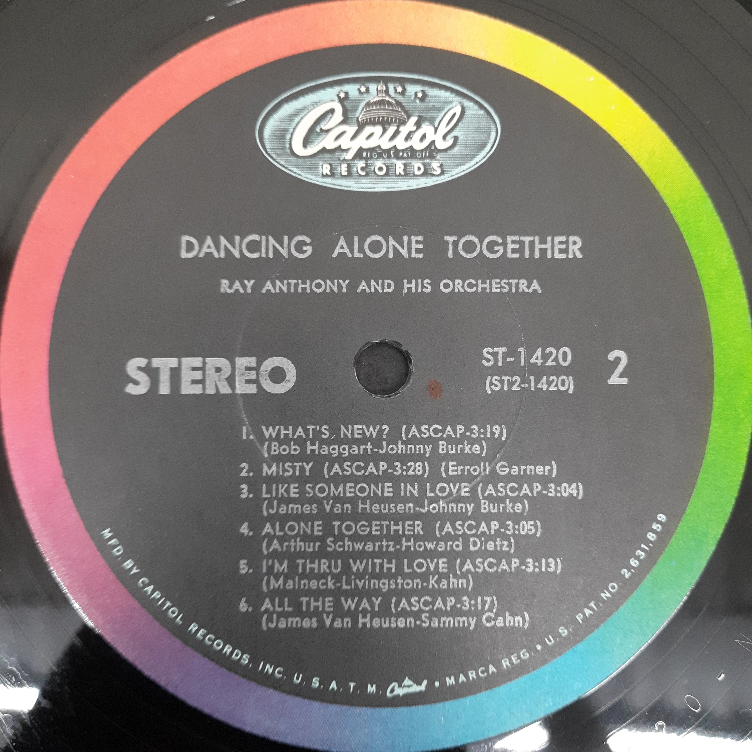 Ray Anthony & His Orchestra - Dancing Alone Together (Vinyl)