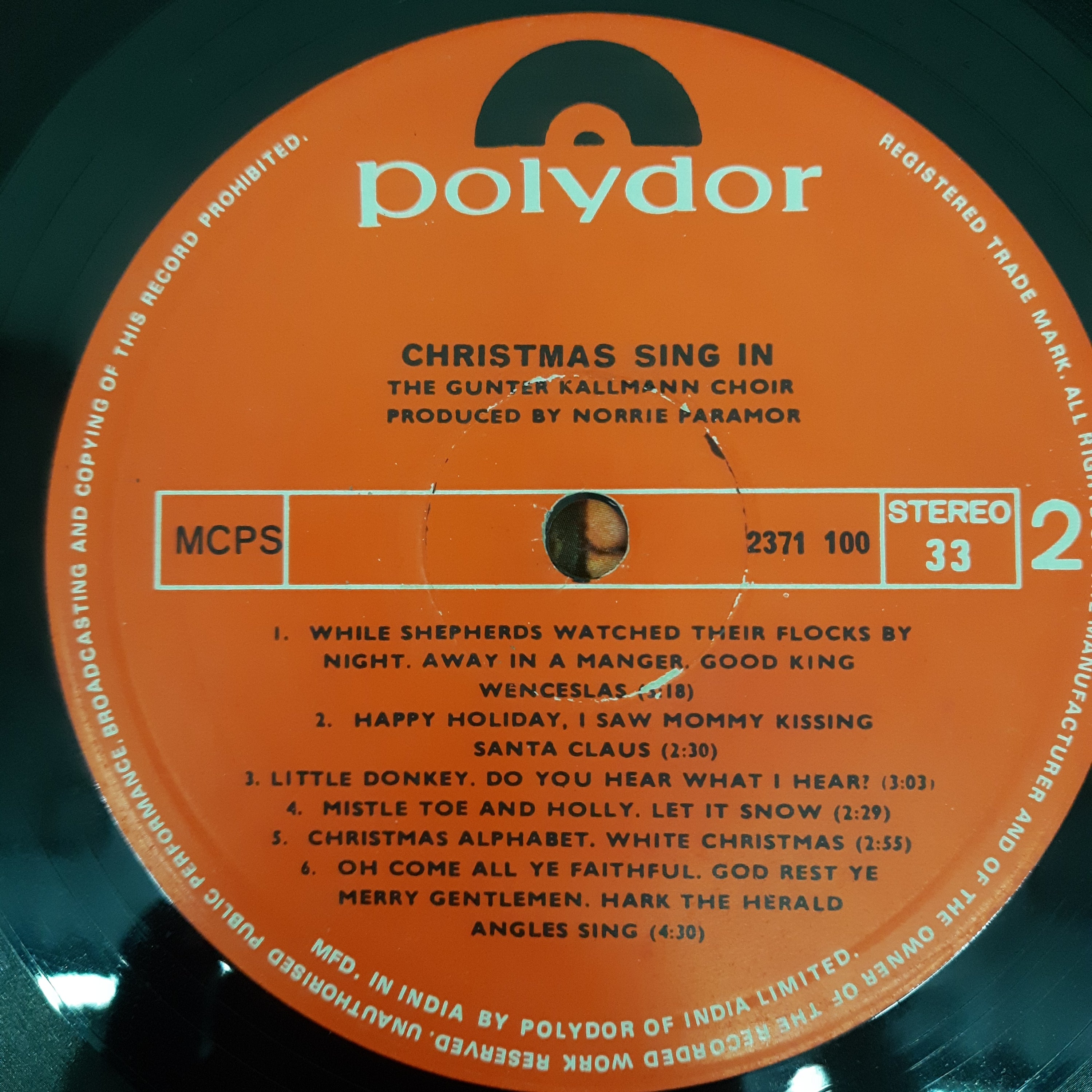 Günter Kallmann Chor - Christmas Sing-In With The Gunter Kallmann Choir (Vinyl)