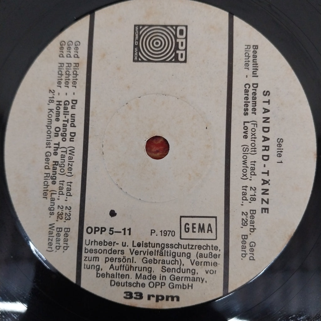 Gerd Richter Combo - Standard-TÃ¤nze (Vinyl)