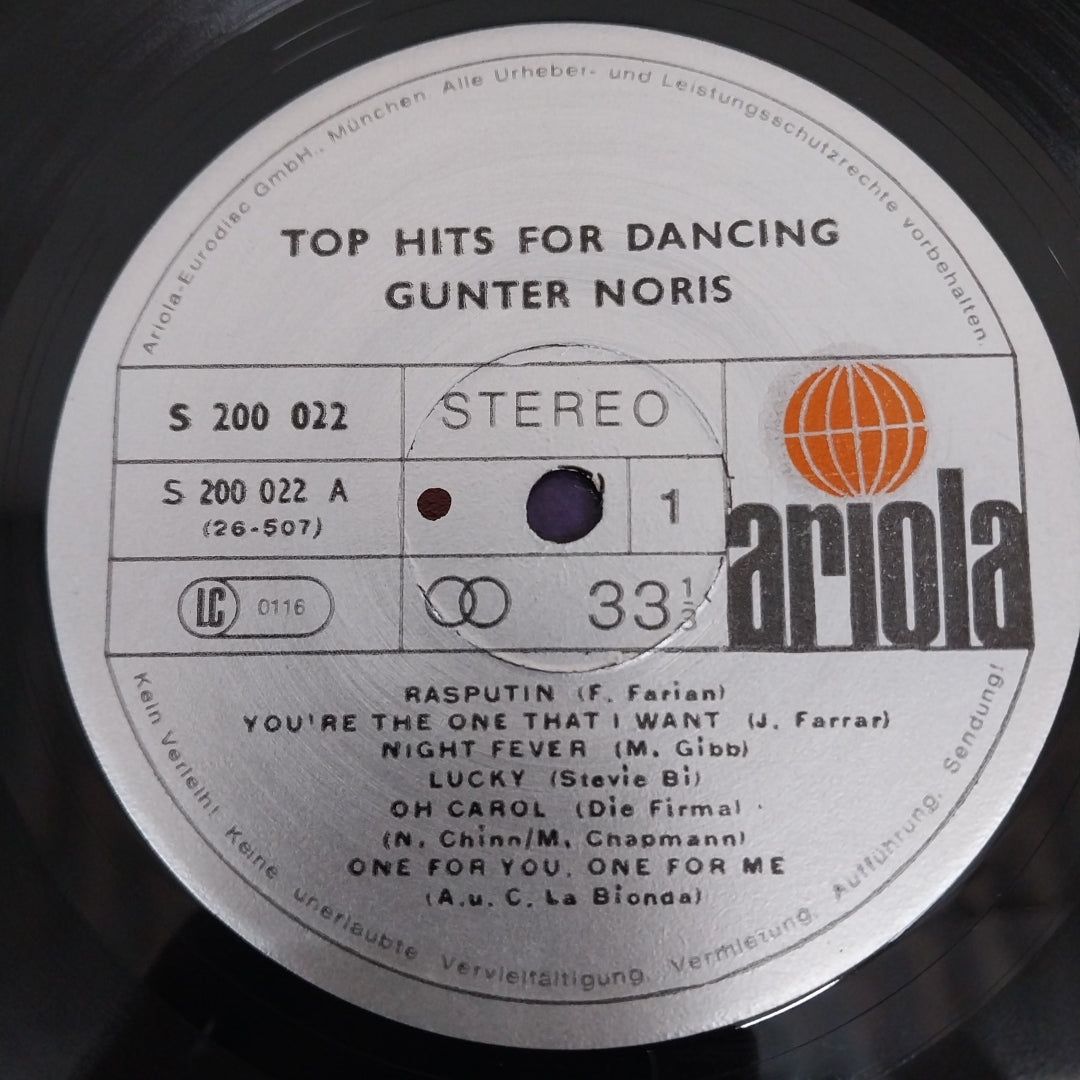 GÃ¼nter Noris - Top-Hits For Dancing (Vinyl)