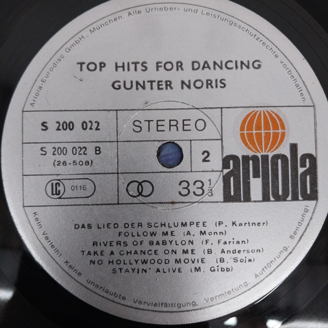GÃ¼nter Noris - Top-Hits For Dancing (Vinyl)