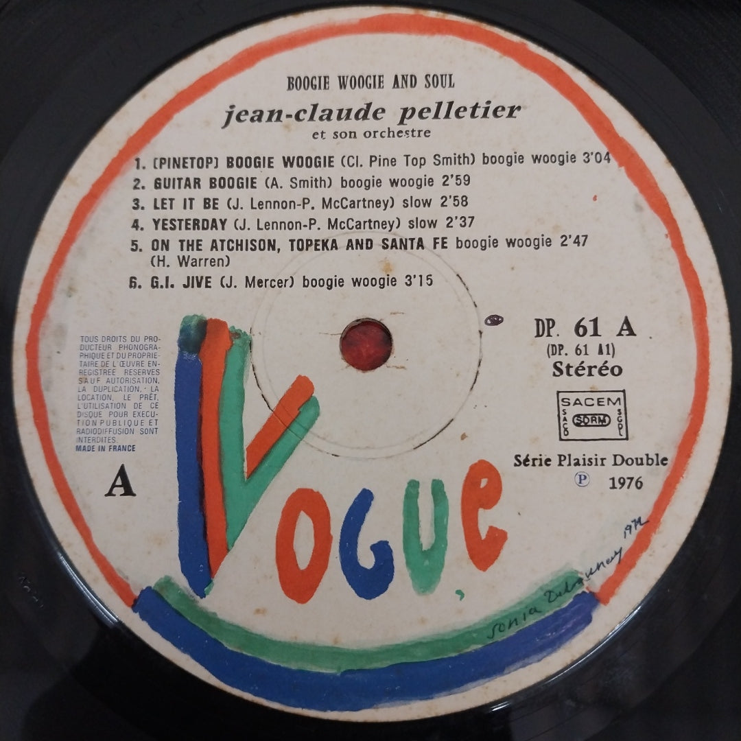 Jean-Claude Pelletier Et Son Orchestre - Boogie Woogie & Soul (Vinyl) (2)