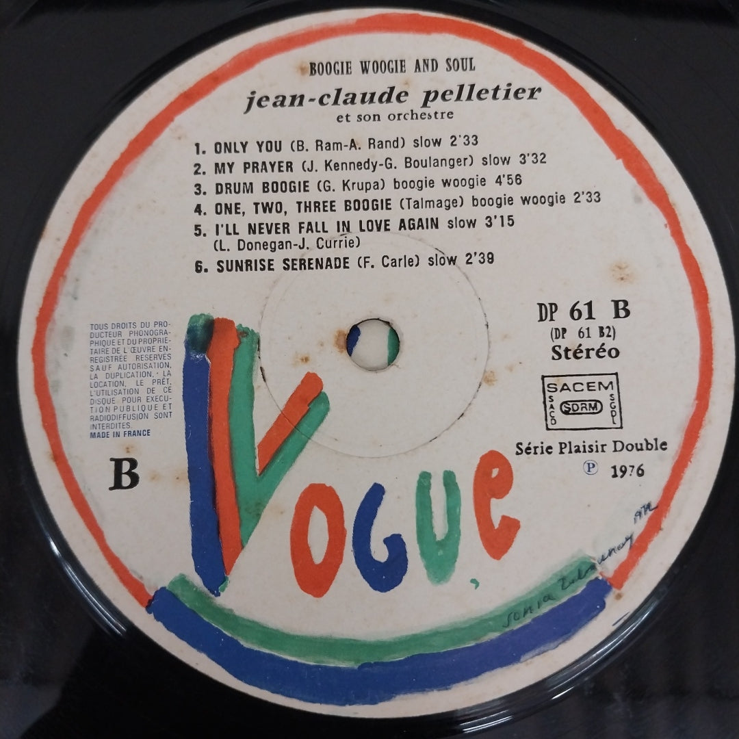 Jean-Claude Pelletier Et Son Orchestre - Boogie Woogie & Soul (Vinyl) (2)