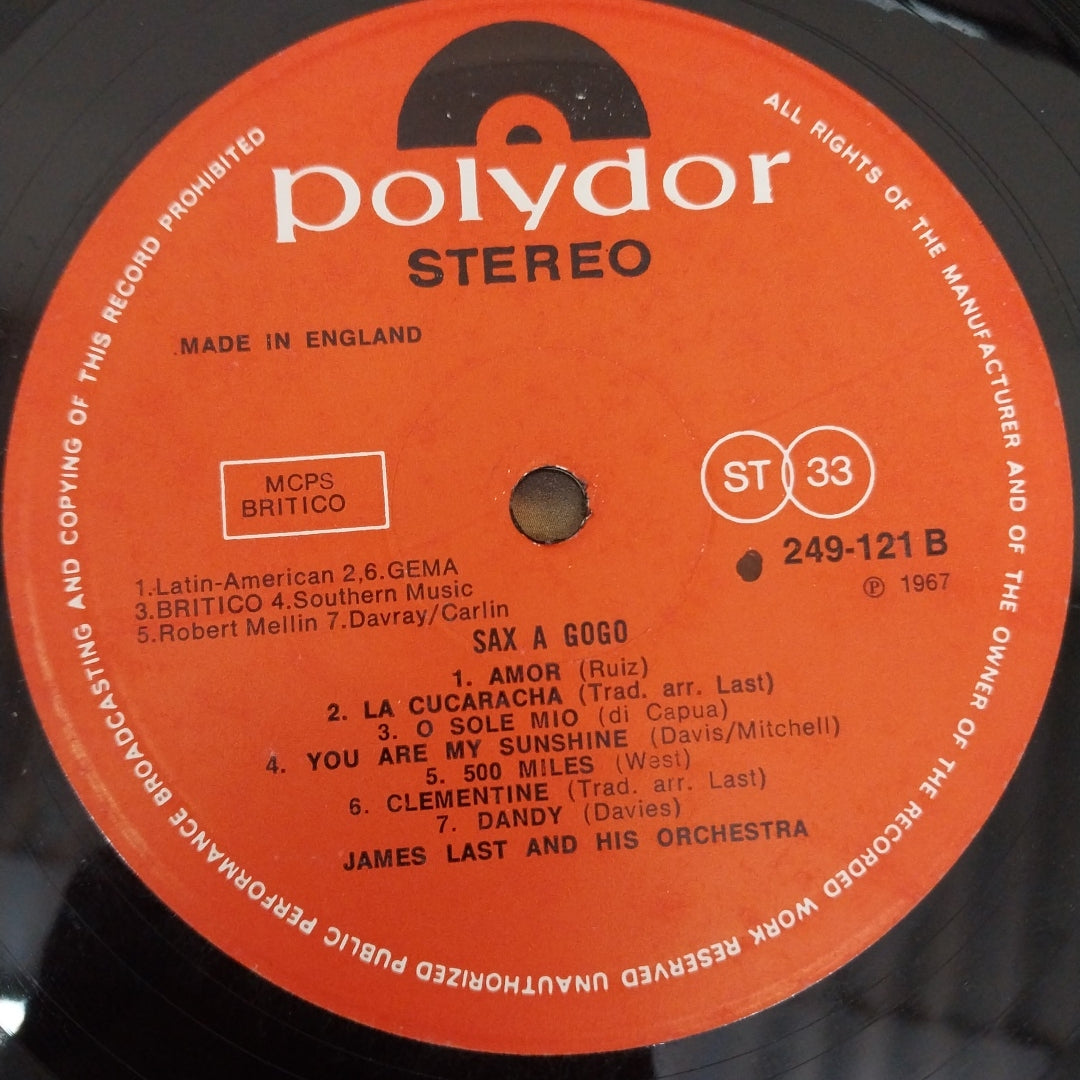 James Last - Sax Ã€ Gogo (Vinyl)