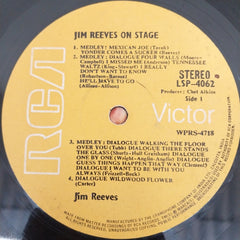 Jim Reeves - Jim Reeves On Stage (Vinyl)