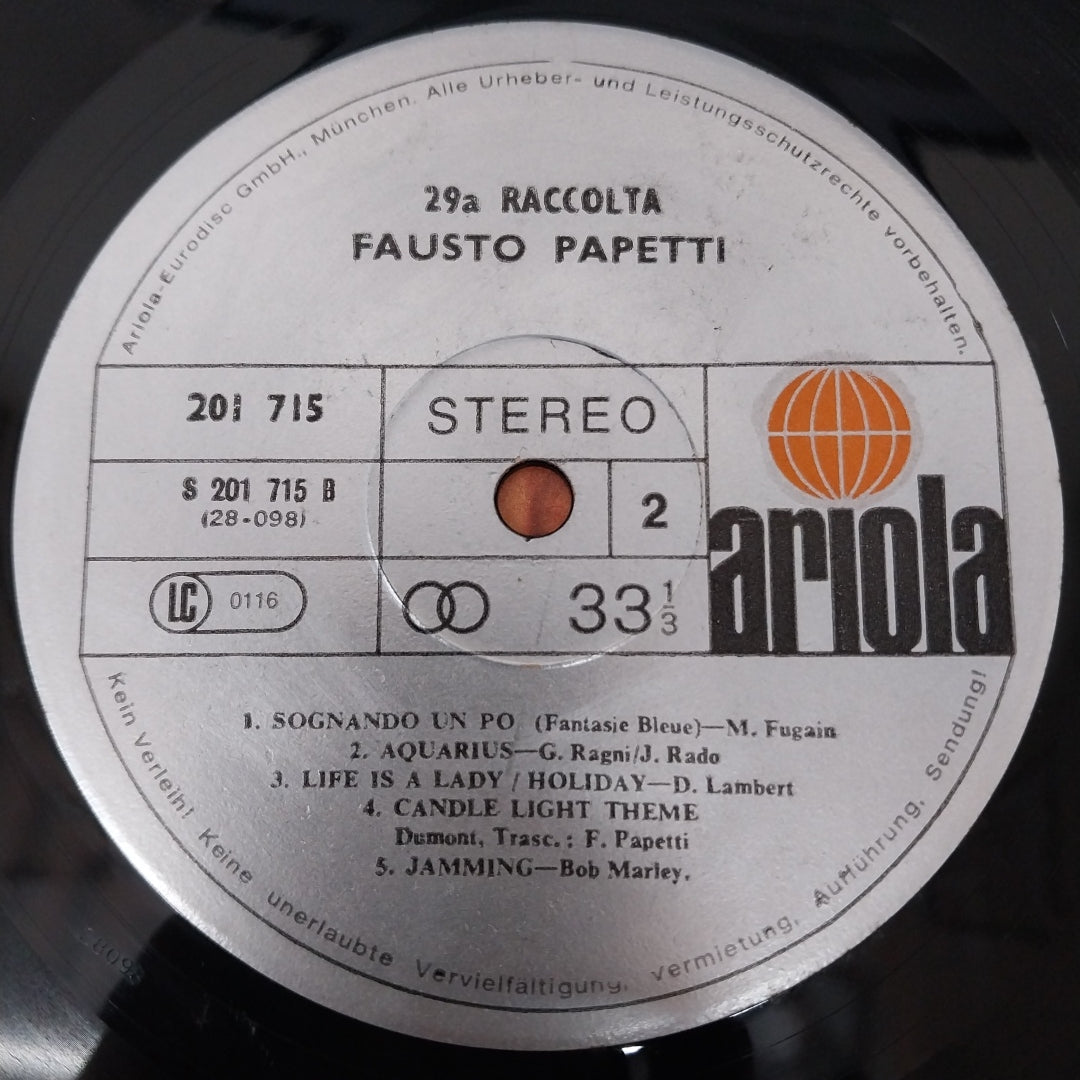 Fausto Papetti - 29a Raccolta (Vinyl)